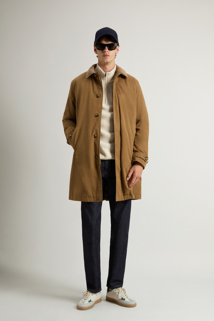 Manteau 2-en-1 en Mountain Cloth Marron photo 2 | Woolrich