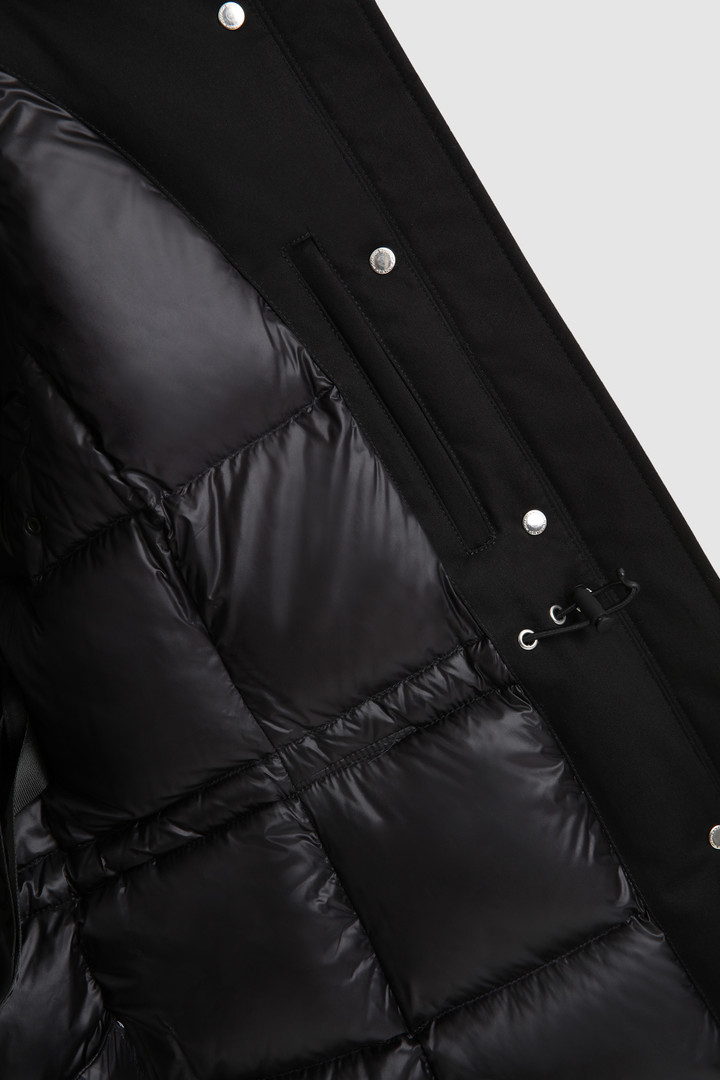 Yetna Parka con coulisse e cappuccio removibile