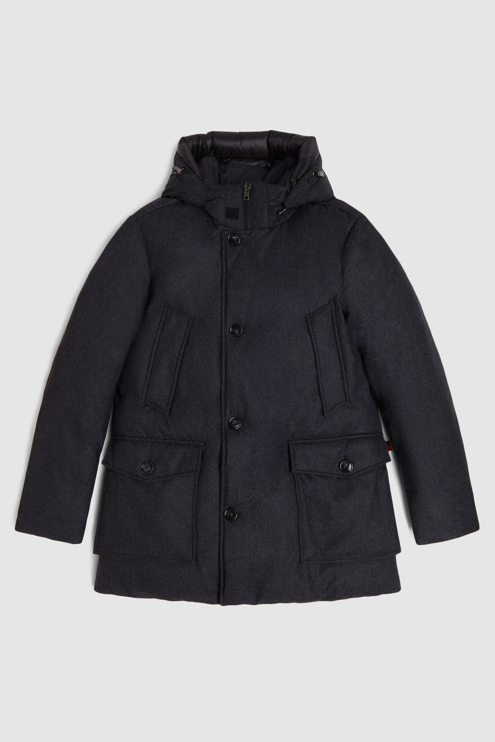 Arctic Parka luxe in lana pregiata