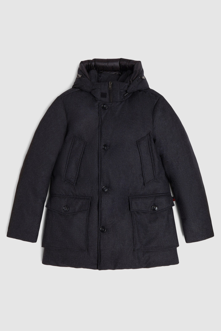 Arctic Parka luxe in lana pregiata