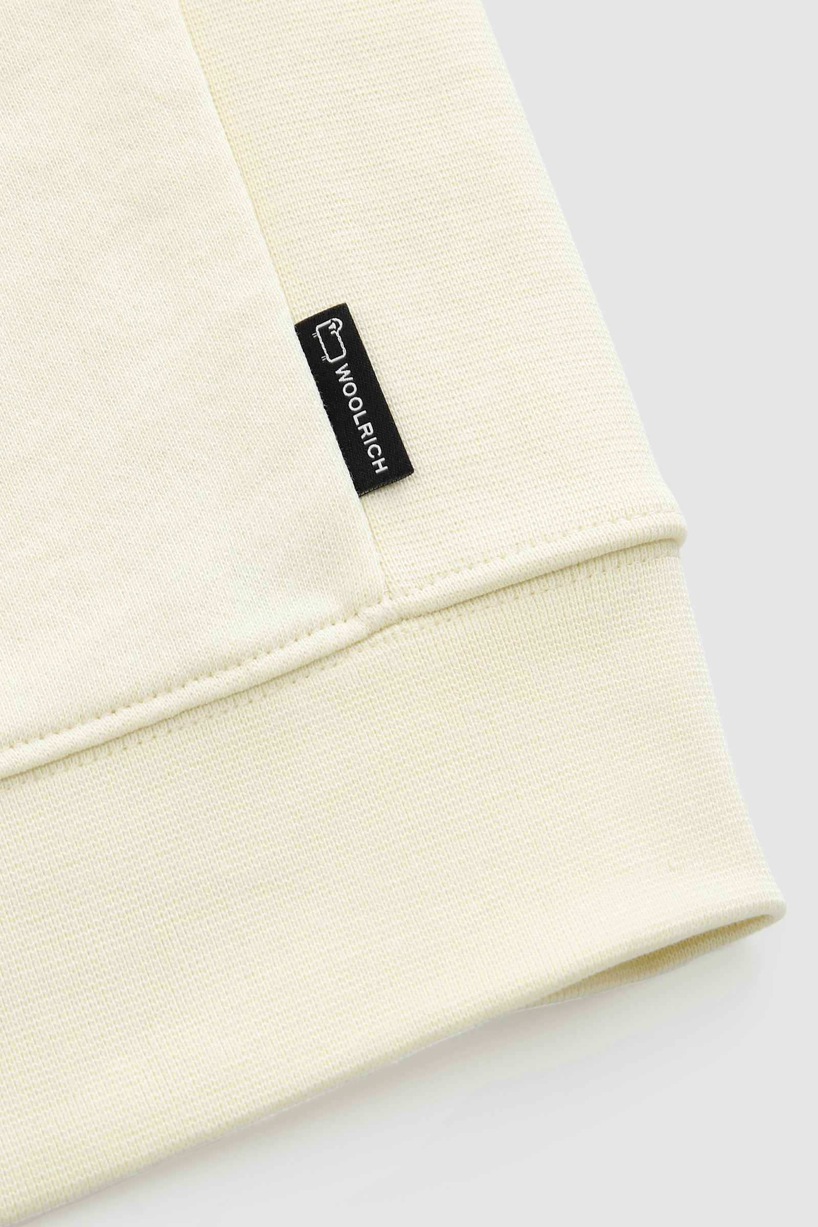 Sweat à capuche avec imprimé au dos blanc photo 9 | Woolrich