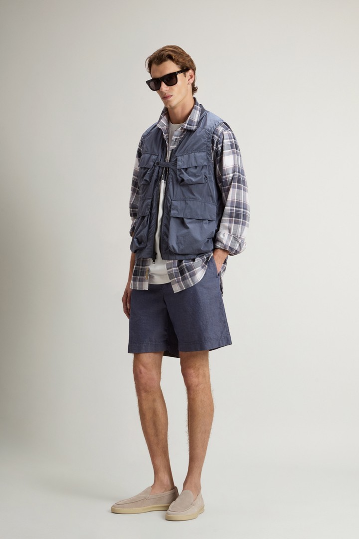 WASHED INDIGO SHORT Blue photo 1 | Woolrich