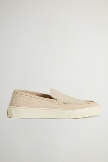 スニーカー WOOLRICH Woman Sneakers Beige WFW2515122380 Women's Chunky Court Sneakers with Embroidered Logo beige