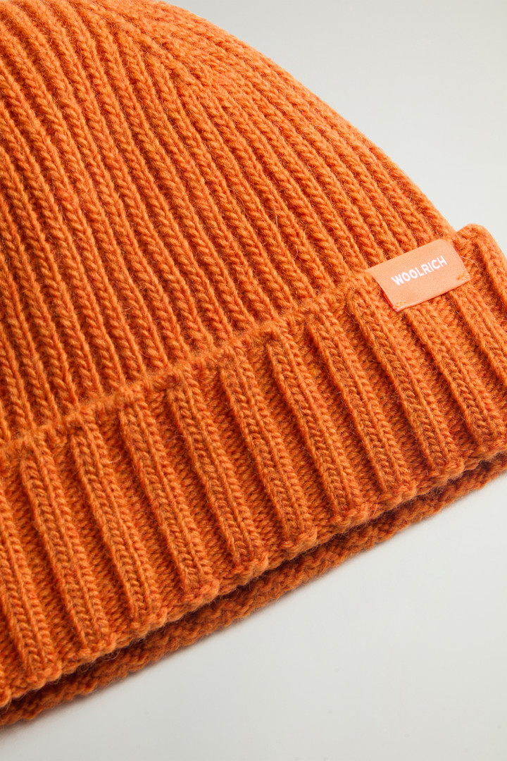 Boys’ Beanie in Wool Blend Orange photo 3 | Woolrich