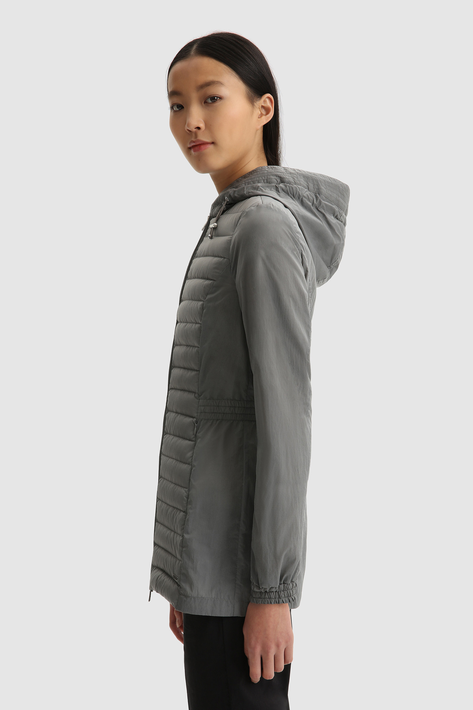 Violet Quilted Parka with Hood Black photo 3 | Woolrich