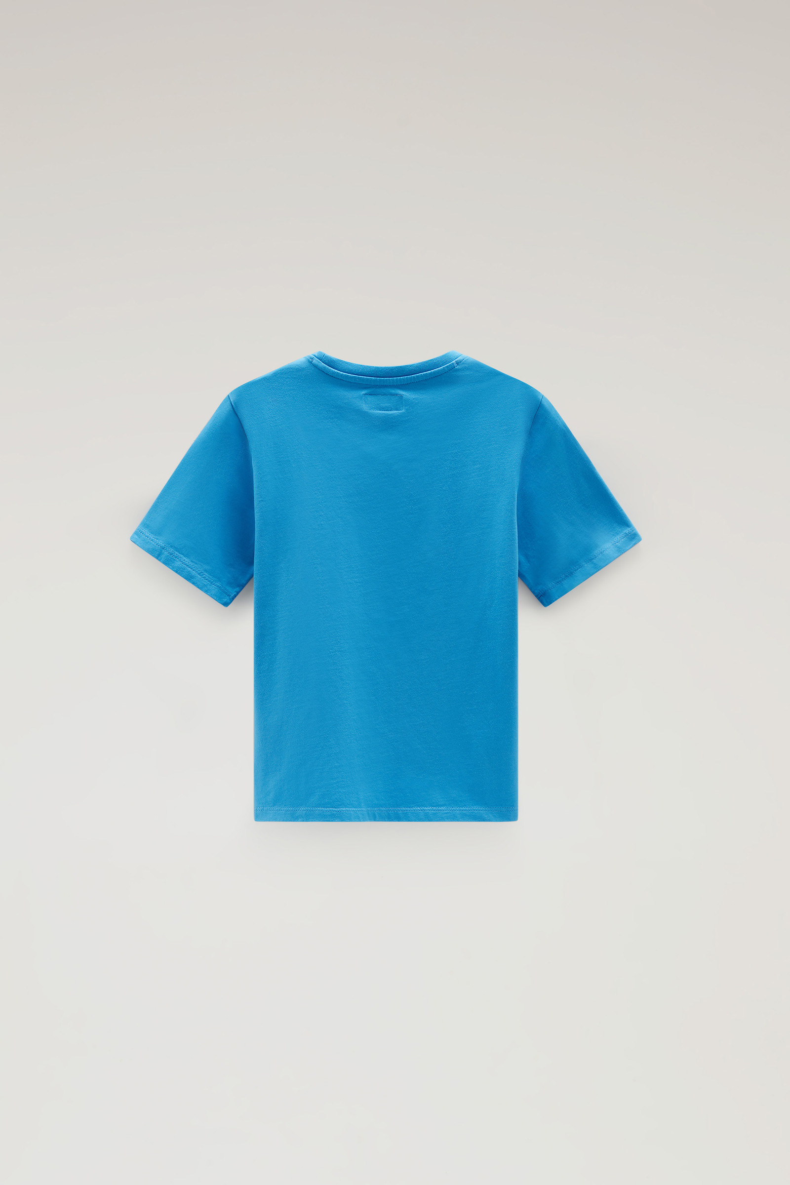 Maglietta da bambino in cotone con stampa blu photo 2 | Woolrich