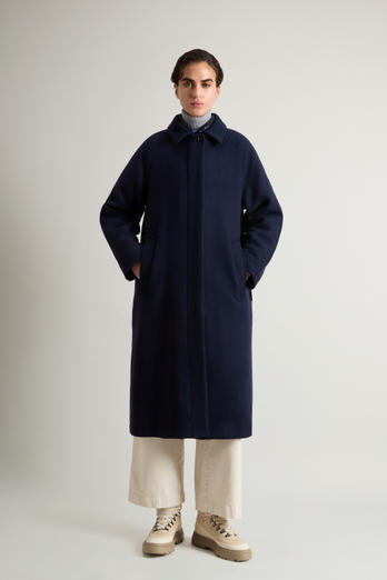 Recycled Wool-Blend 3-in-1 Coat Blue | Woolrich