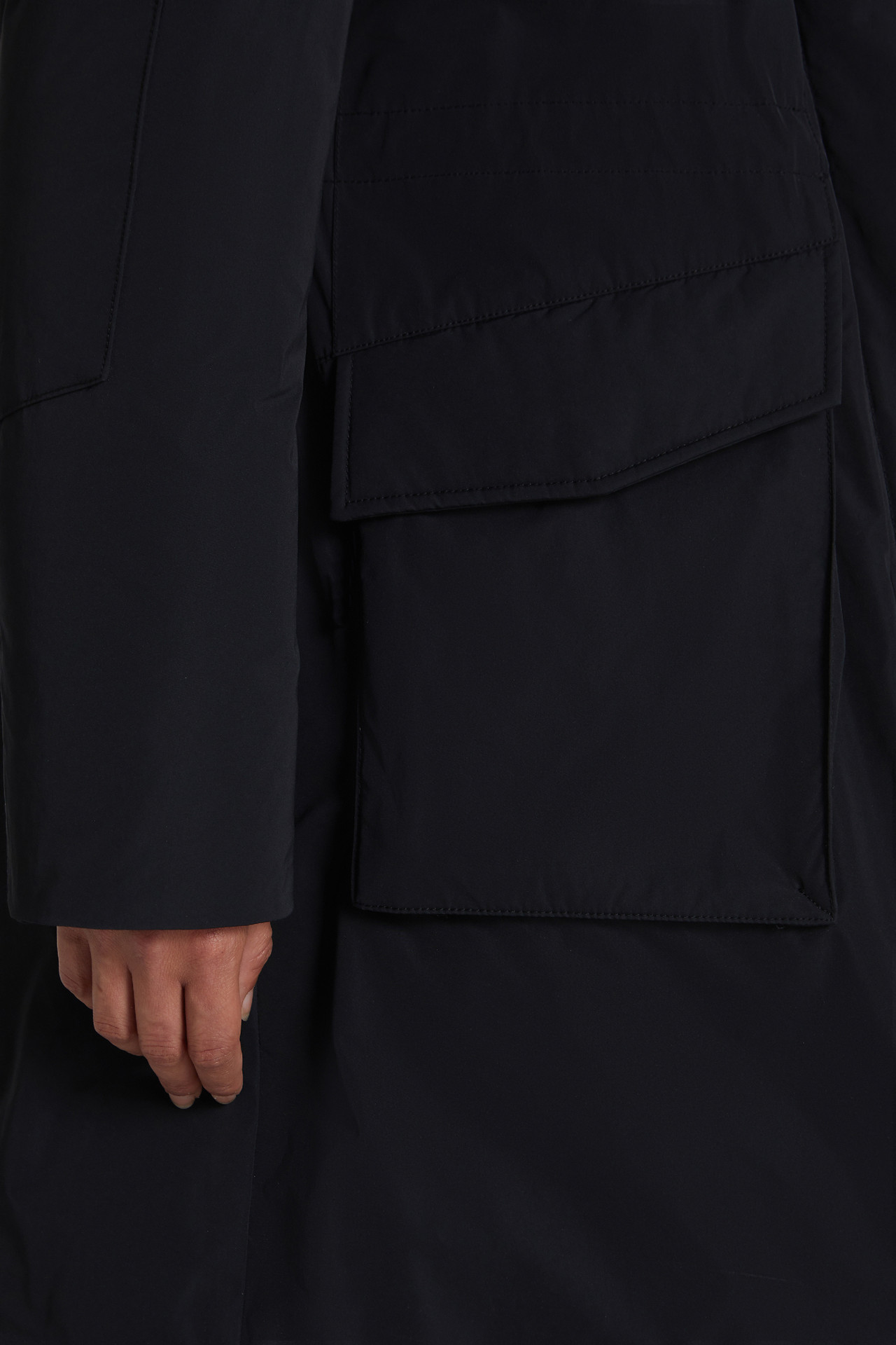 Military Parka Pelliccia Volpe