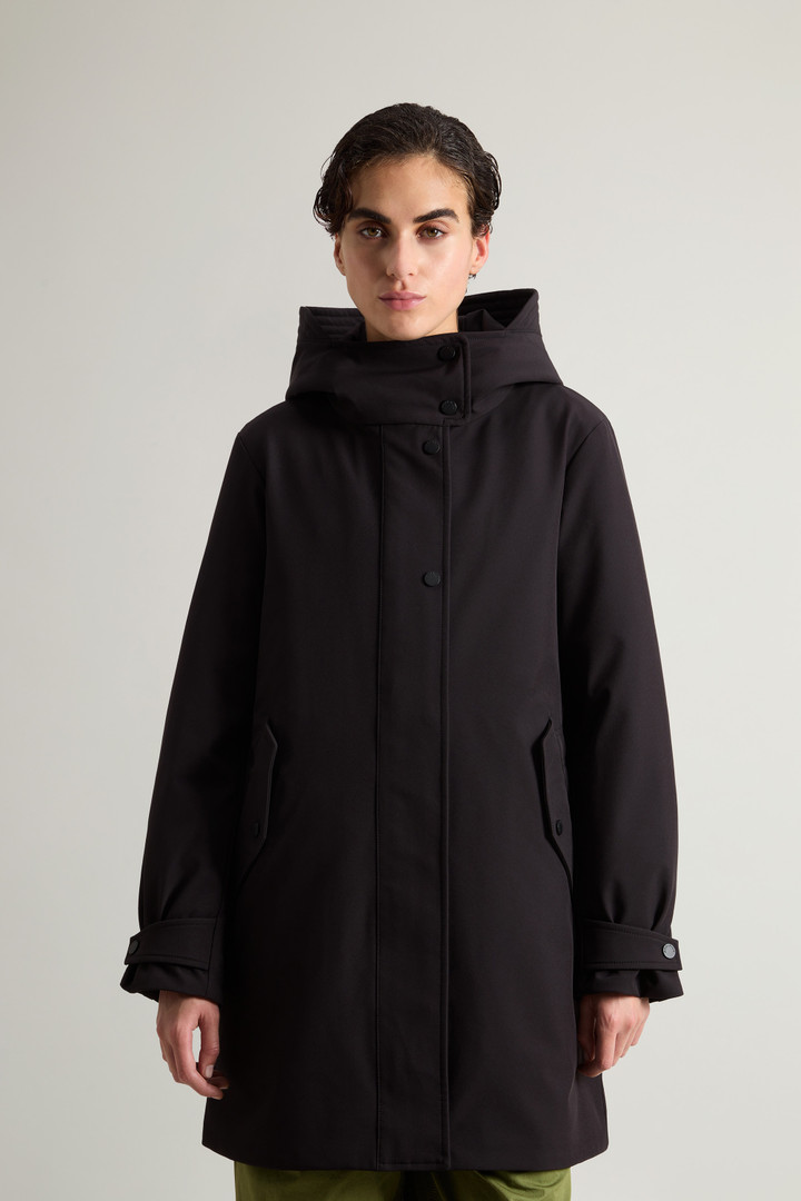 Firth Parka 2 in 1 in Tech Softshell Nero photo 1 | Woolrich