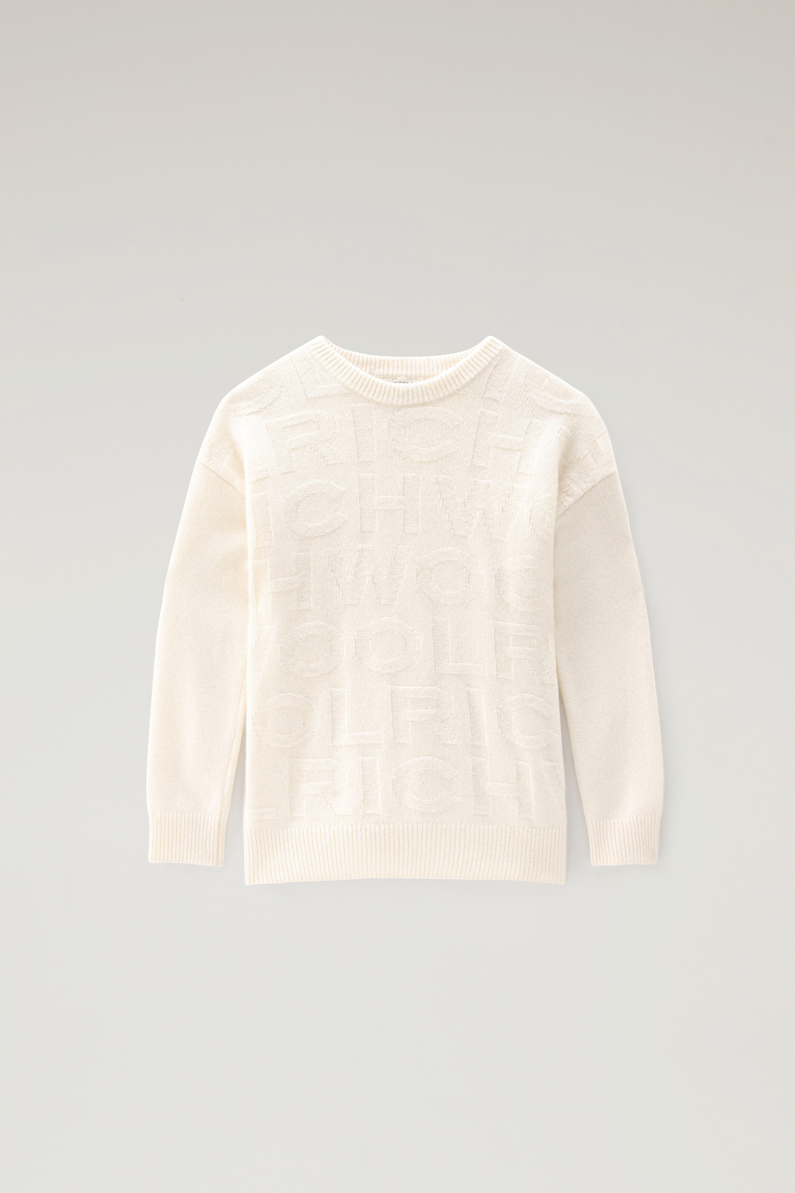Boys' Logo Crewneck Beige photo 4 | Woolrich