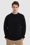 Crewneck Sweater Ribbed Cotton