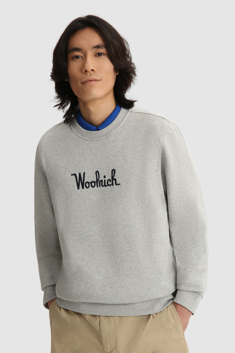 Essential crewneck sweatshirt in organic cotton