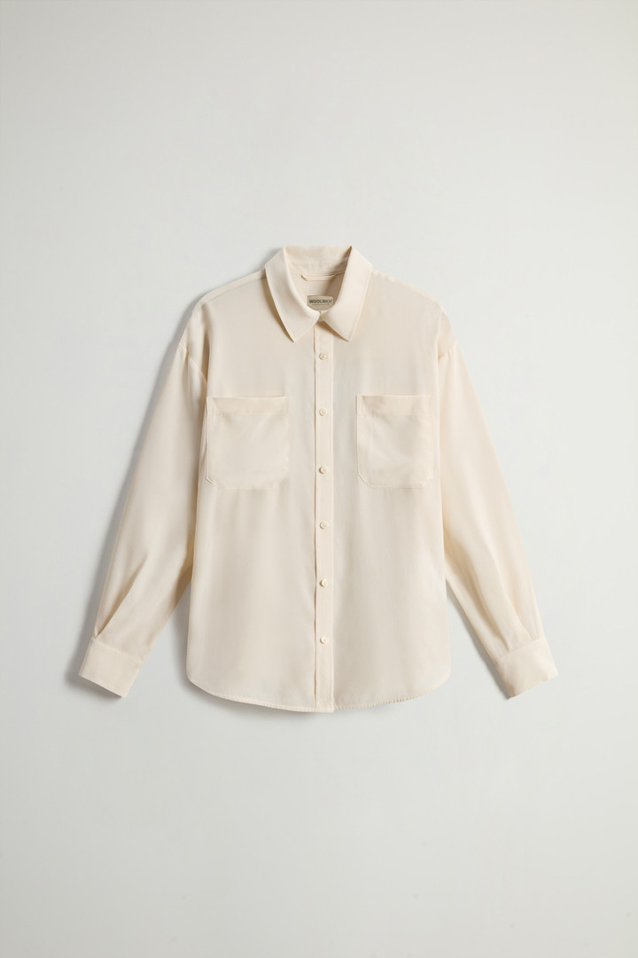 Pure Silk Shirt White photo 5 | Woolrich