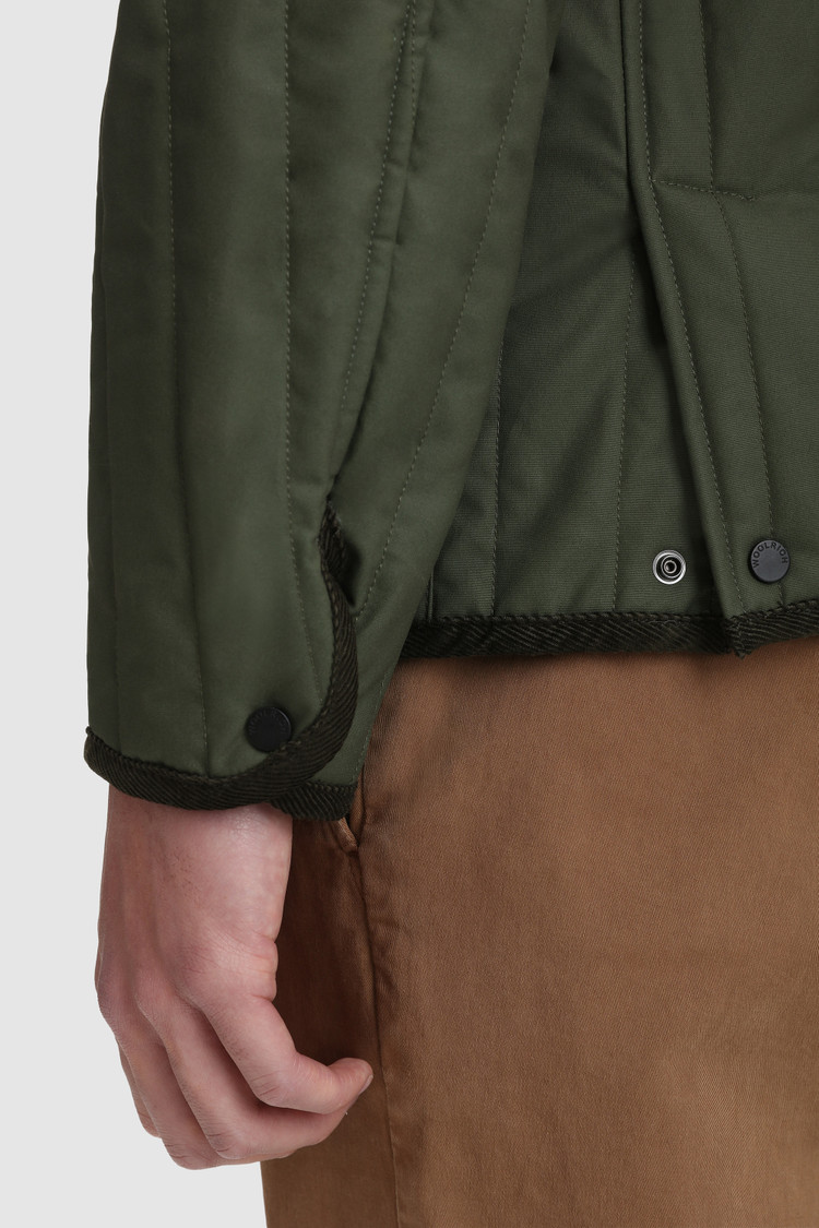 Giacca a camicia Barrier in cotone cerato British Millerain