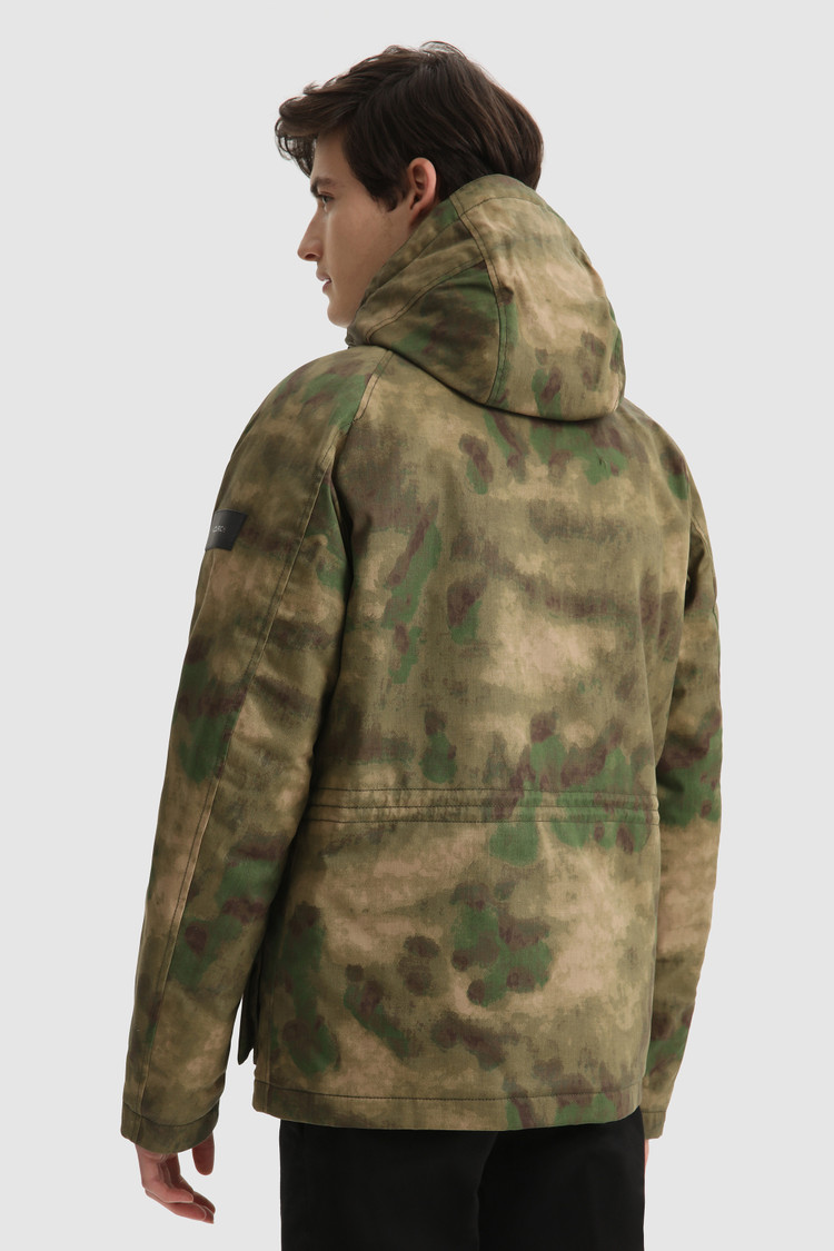 Jacke Mountain aus gewachster Camo-Baumwolle von British Millerain