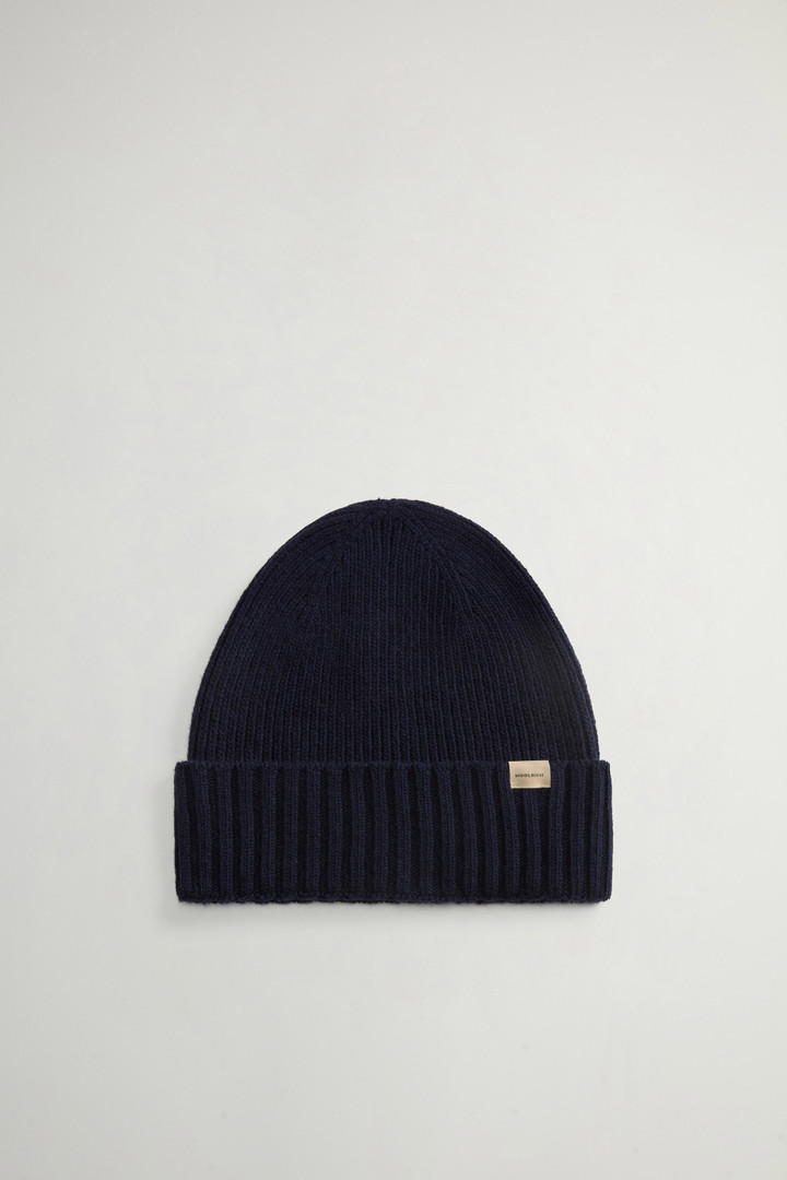 Geschenkset mit Beanie und Schal aus Wollmischung Blau photo 2 | Woolrich