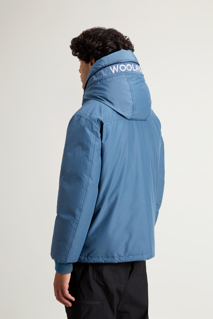 Bomberjacke aus Ramar Cloth mit abnehmbarer Kapuze Blau photo 4 | Woolrich