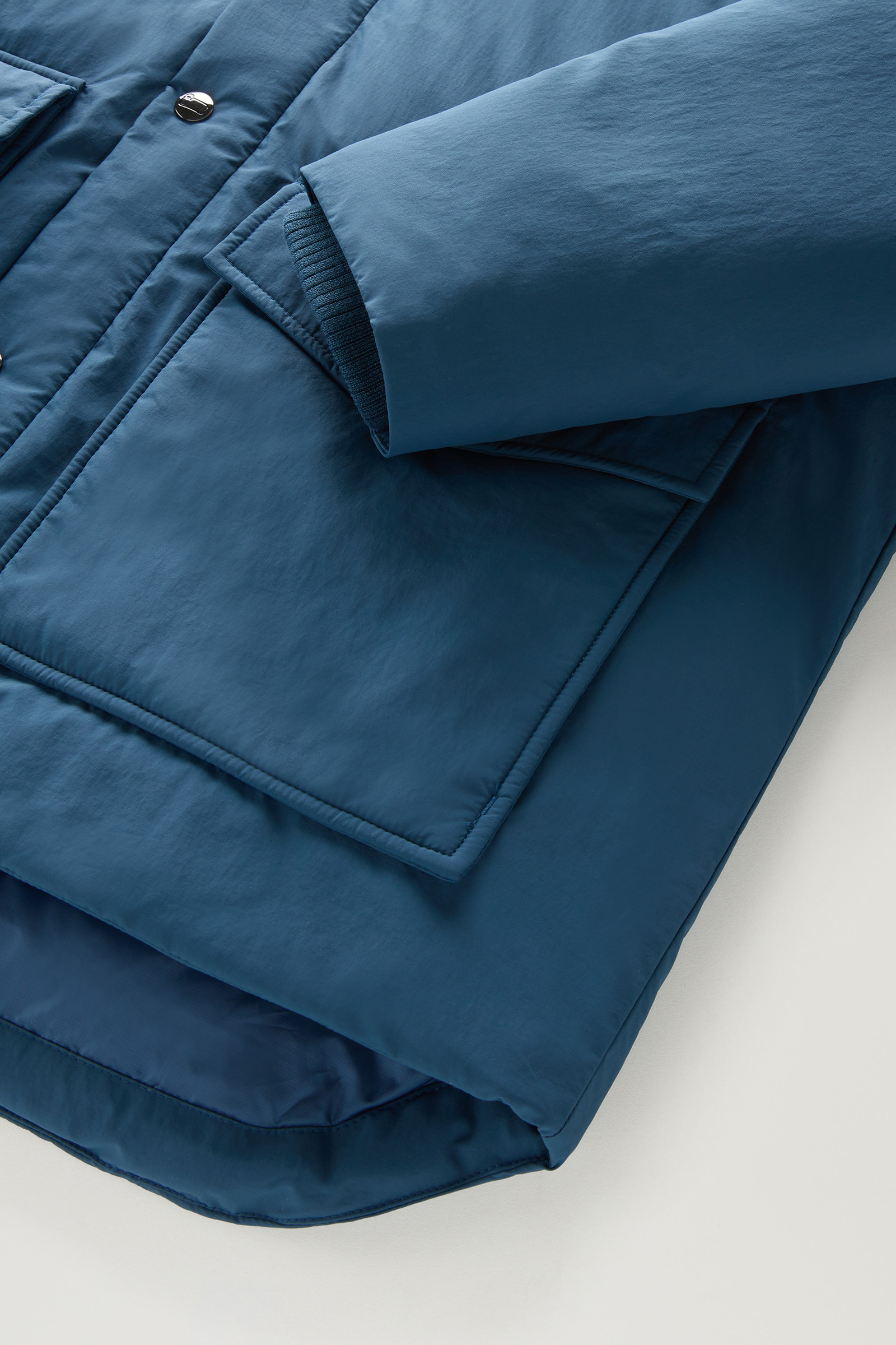 Aleutian Jacket in Taslan Nylon Blue photo 9 | Woolrich