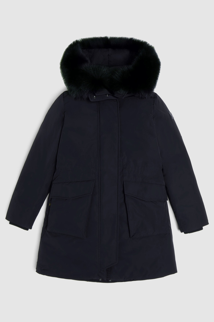 Military Parka with fox fur