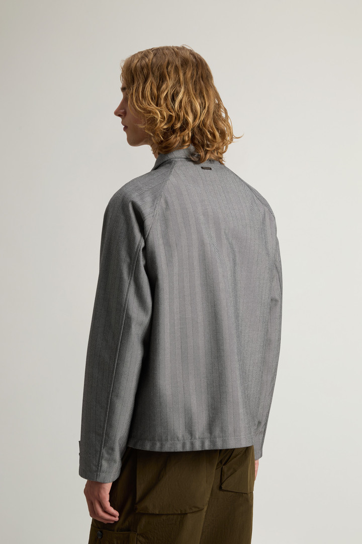 Yarn-Dyed Jacket in Three-Layer Fabric Gray photo 3 | Woolrich