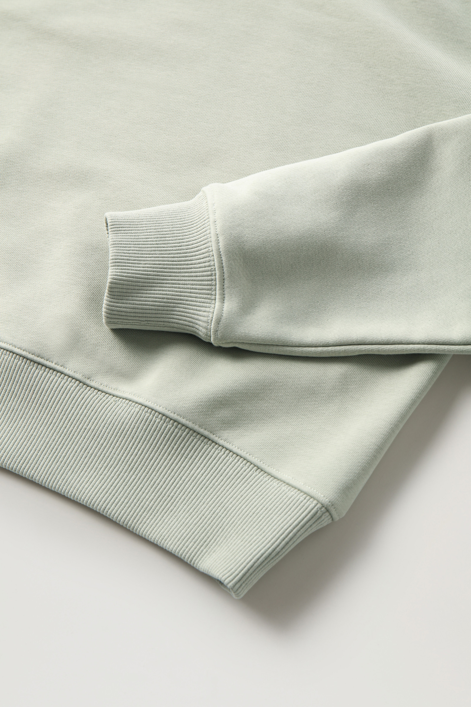 Embroidered Logo Fleece Sweatshirt Green photo 7 | Woolrich