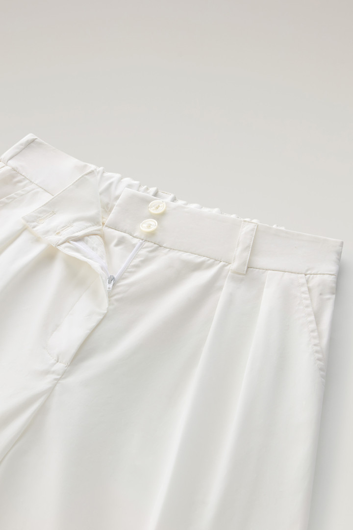 Pantalon en popeline de pur coton Blanc photo 5 | Woolrich