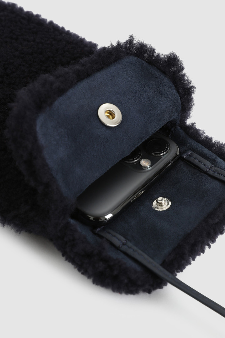Woolrich x Toasties phone case with neck strap