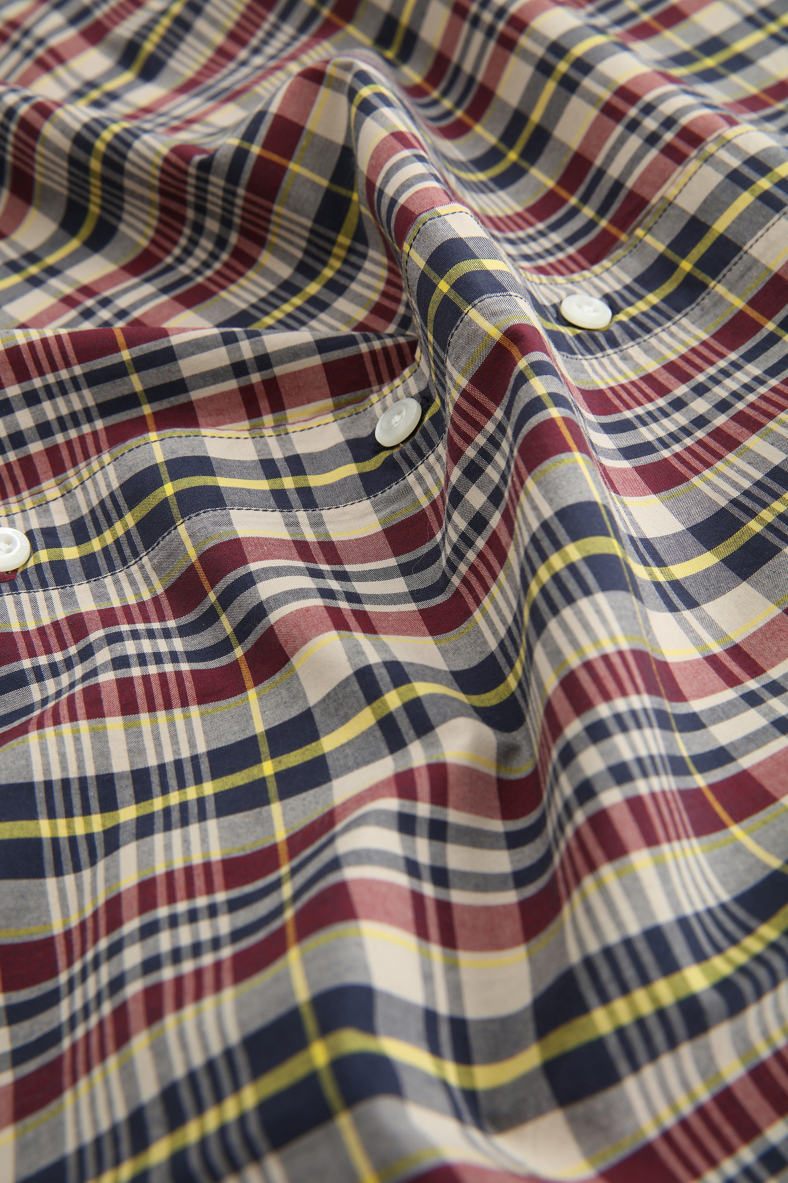 Camicia in popeline di cotone Giallo photo 9 | Woolrich
