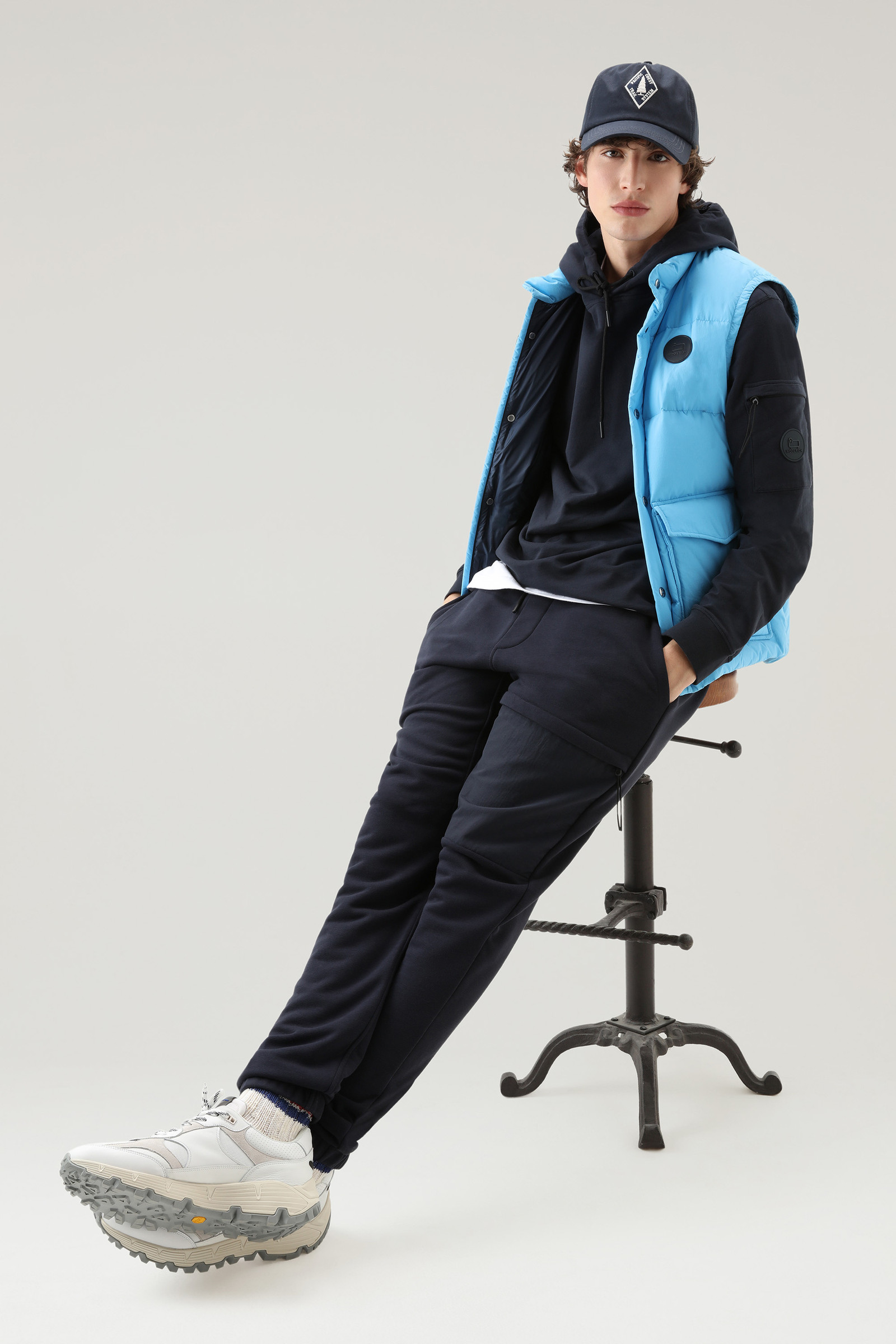 Steppweste Aleutian aus recyceltem Eco Taslan-Nylon blau photo 4 | Woolrich