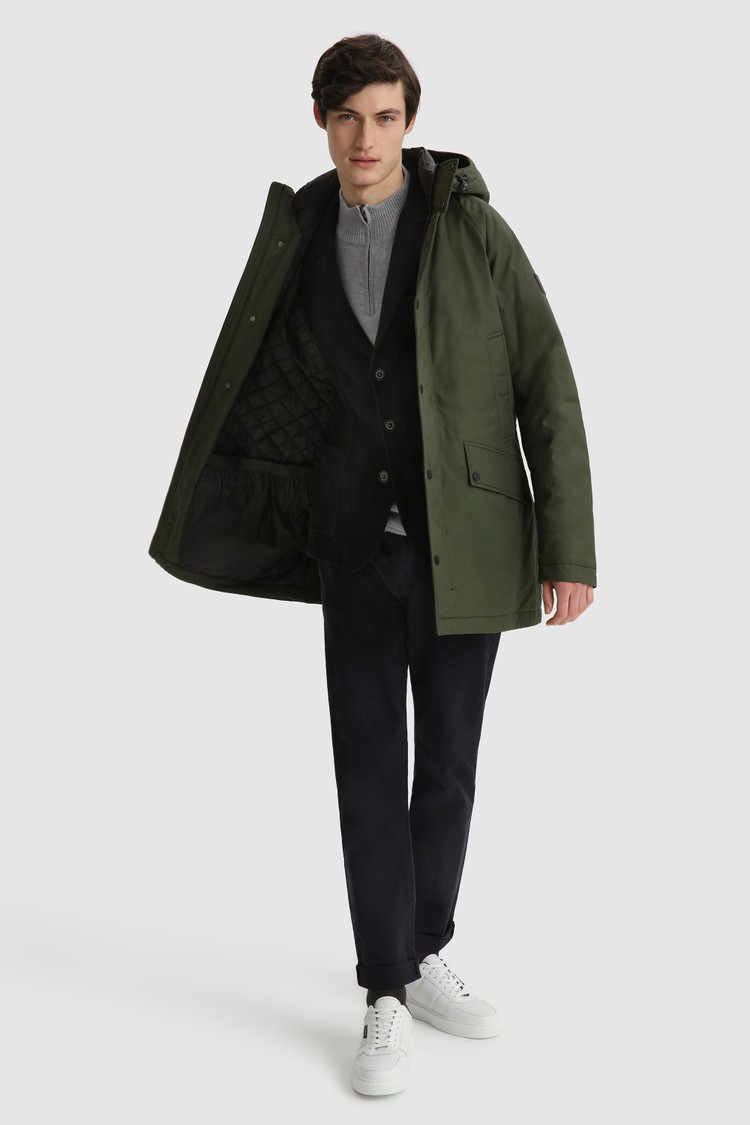 Polar Parka in cotone cerato British Millerain