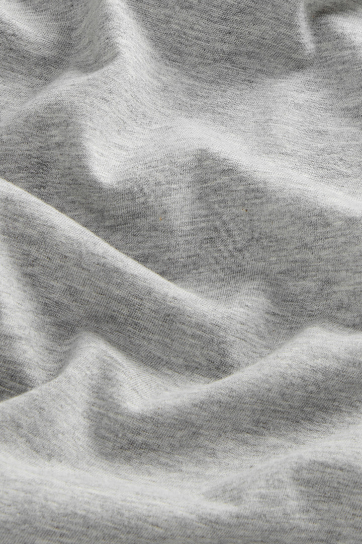 T-shirt en pur coton à logo Gris photo 7 | Woolrich