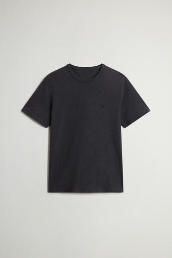 Pure Cotton Sheep T-shirt with Patch Gray photo 1 | Woolrich