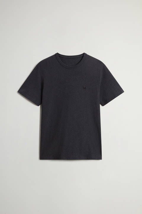 Pure Cotton Sheep T-shirt with Patch Gray photo 2 | Woolrich