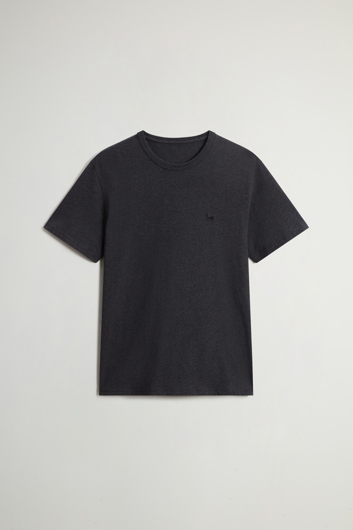 Pure Cotton Sheep T-shirt with Patch Gray photo 5 | Woolrich