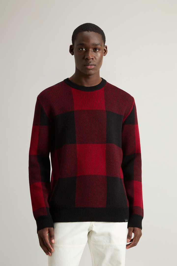 BUFFALO CREWNECK Rosso photo 1 | Woolrich