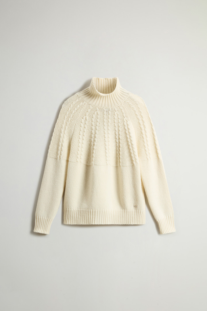 FAIRISLE TURTLENECK White photo 5 | Woolrich