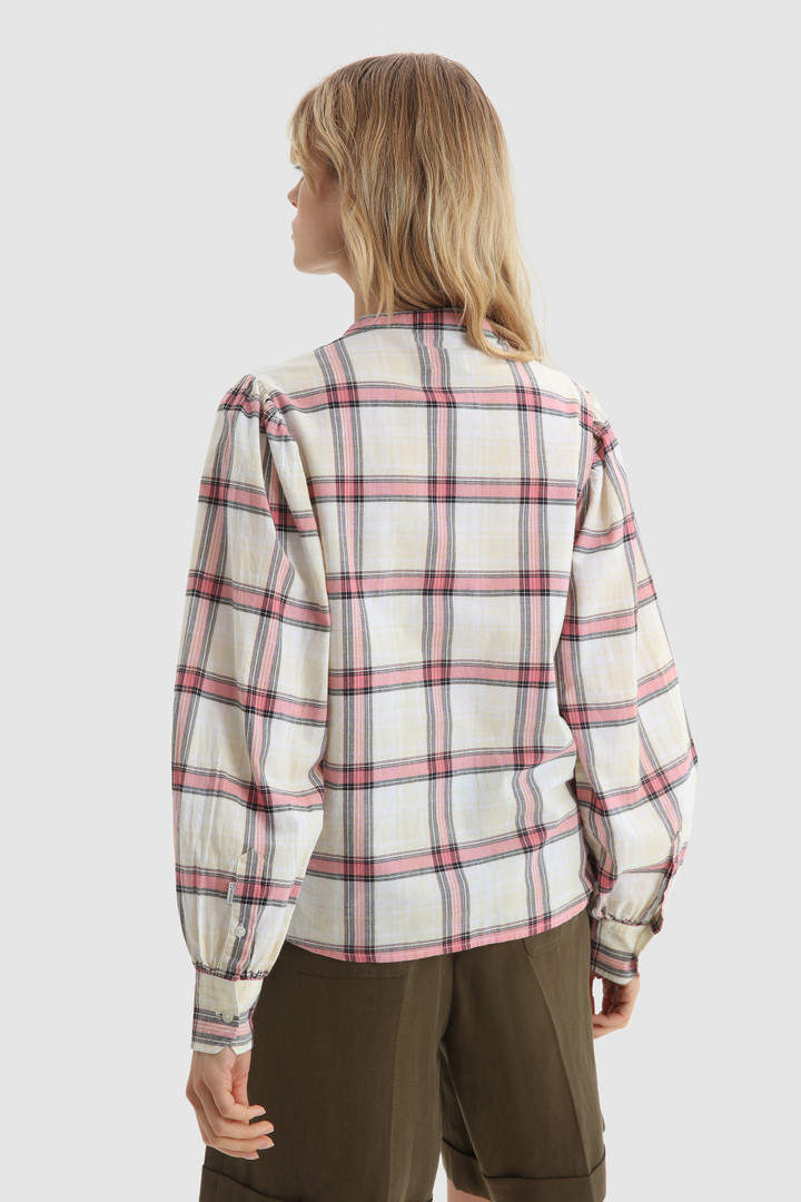 Cotton Shirt with Capped Sleeves White photo 3 | Woolrich