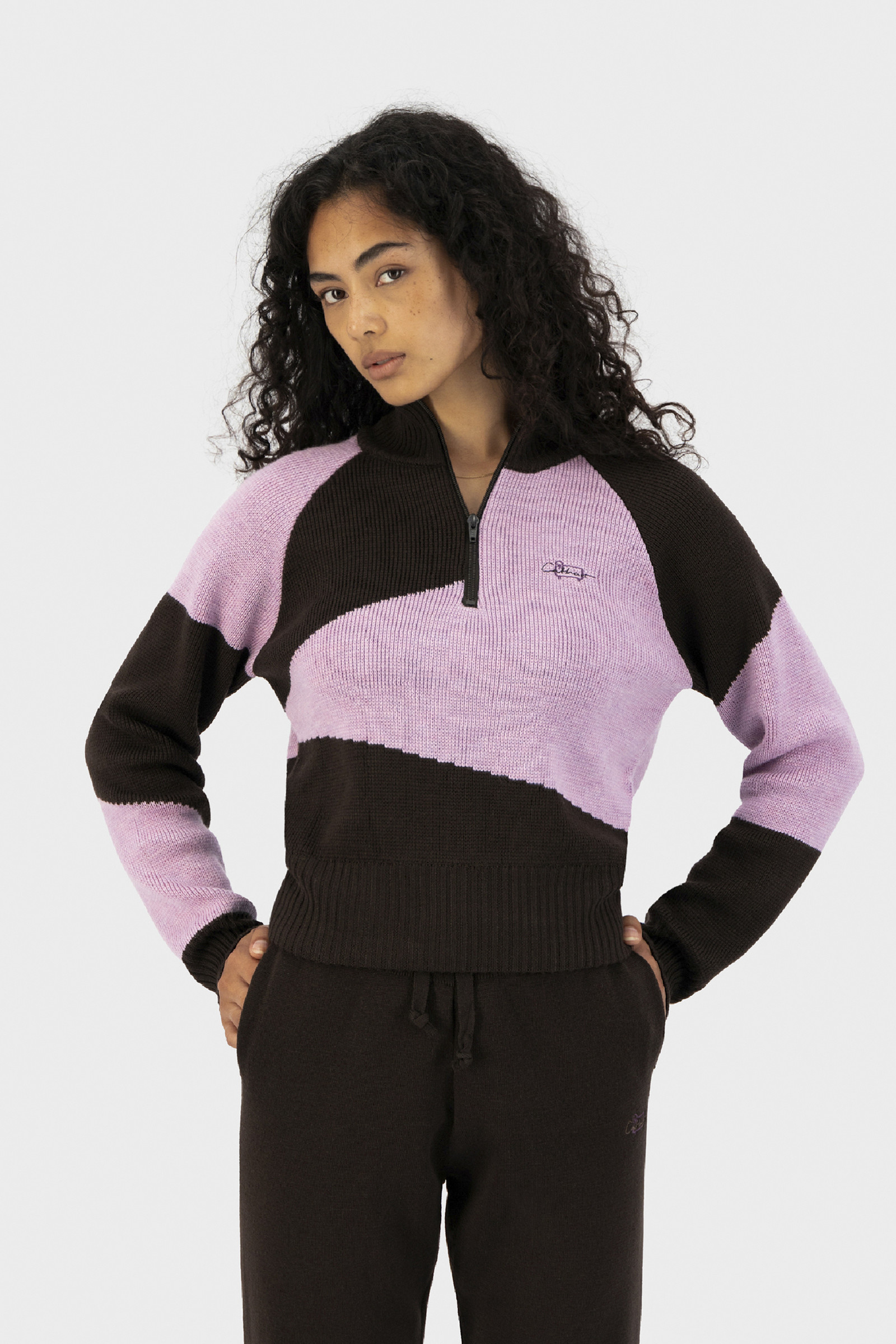 Merino Zip-Up Sweater - Daniëlle Cathari / Woolrich Pink photo 6 | Woolrich