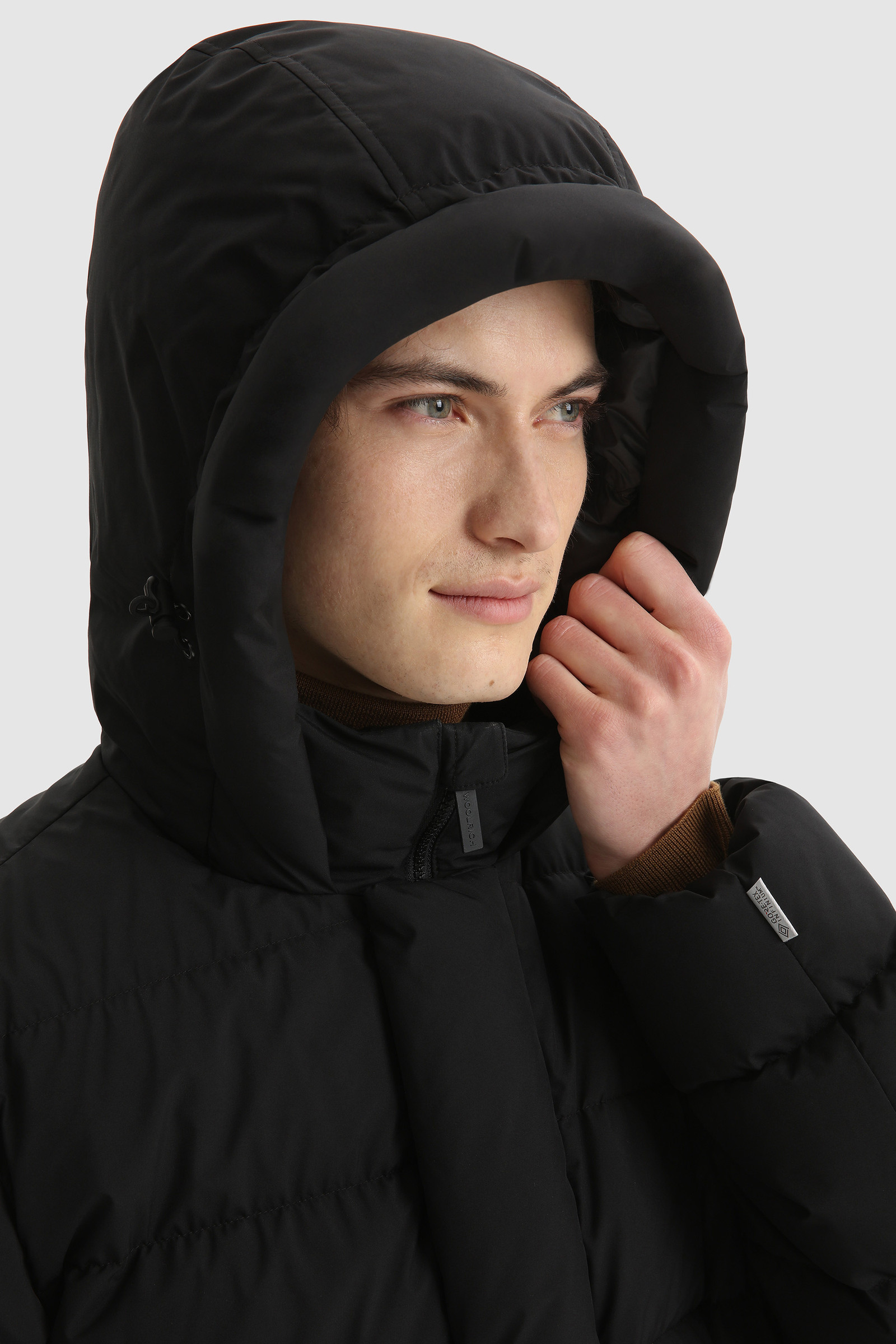 GORE-TEX Infinium High-Tech Quilted Long Jacket - Men - Black