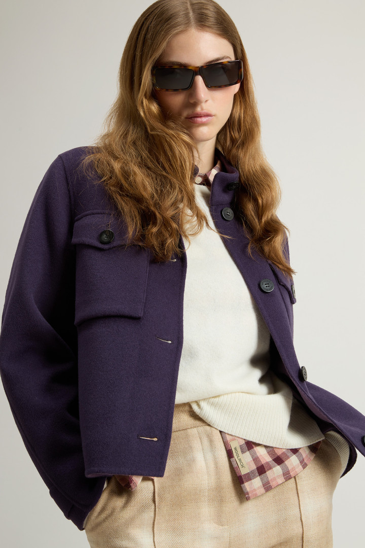 Wool-Blend Jacket Purple photo 4 | Woolrich