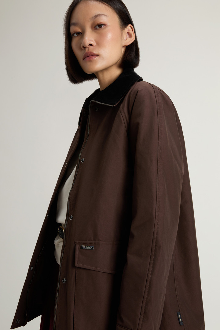 Ramar Cloth Jacket with Corduroy Collar Brown photo 4 | Woolrich