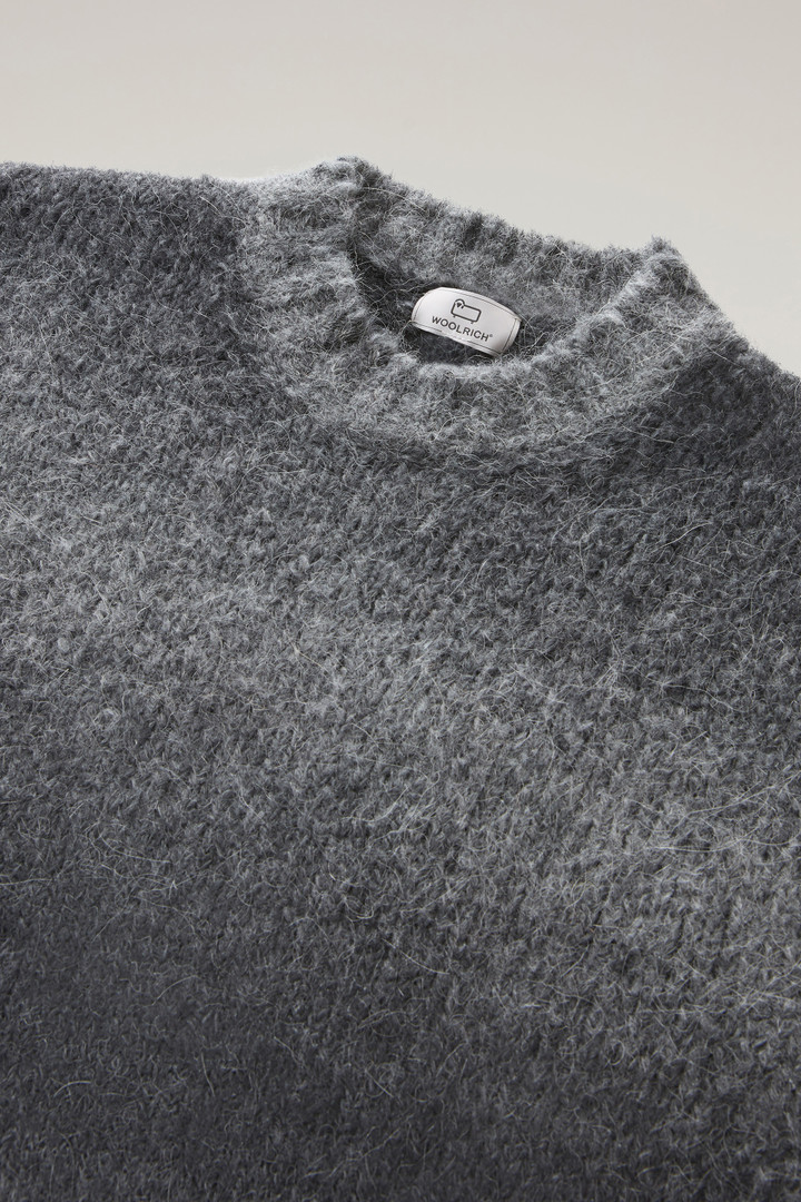 Turtleneck Sweater in Alpaca Blend with Dégradé Effect Gray photo 2 | Woolrich