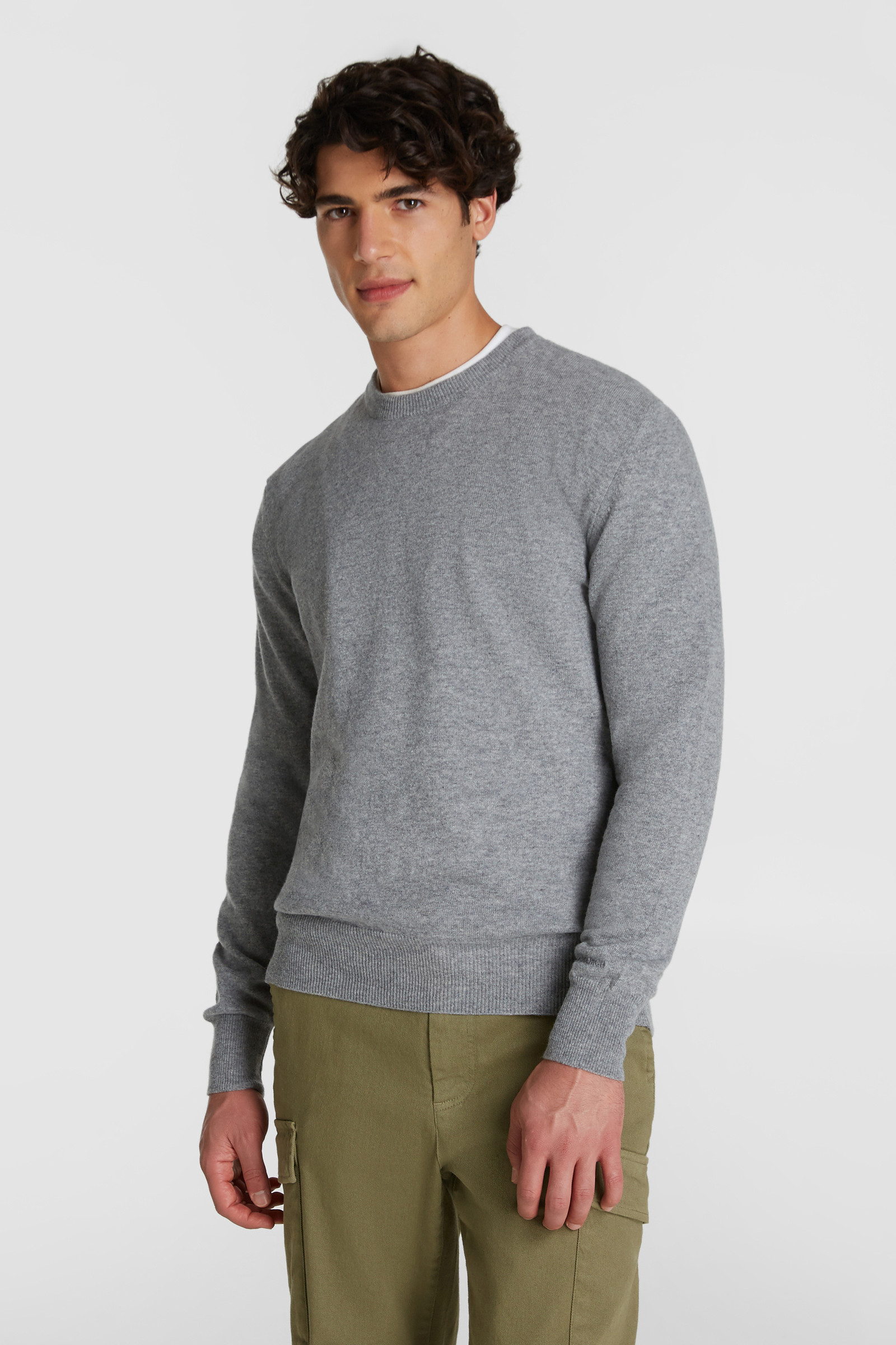 Maglione in lana girocollo