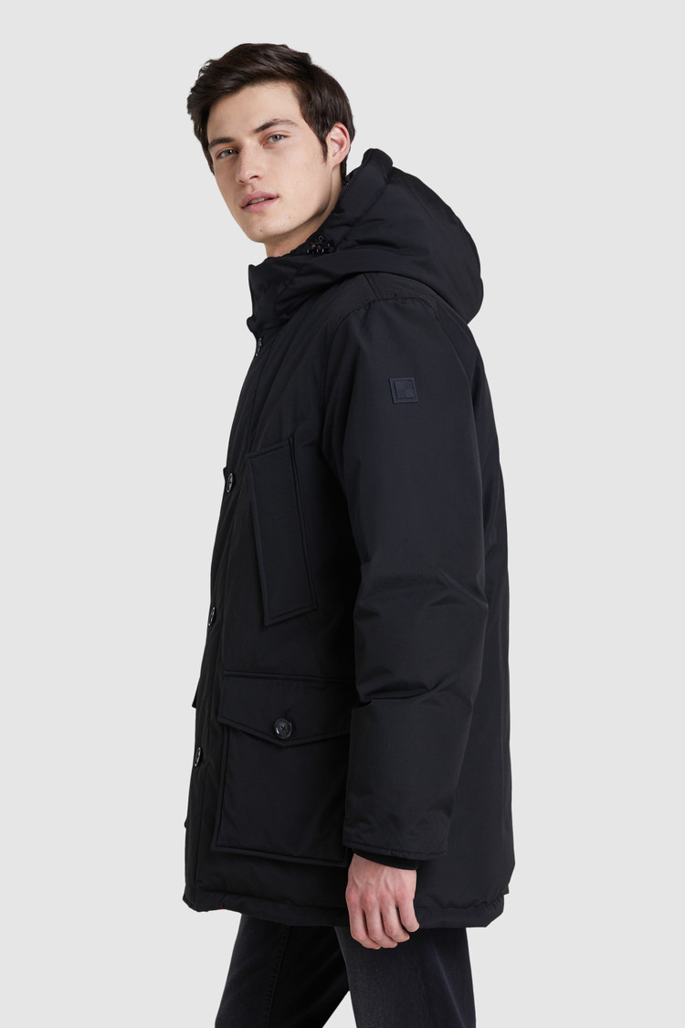 Arctic Parka reversibile lana con disegno Buffalo Check