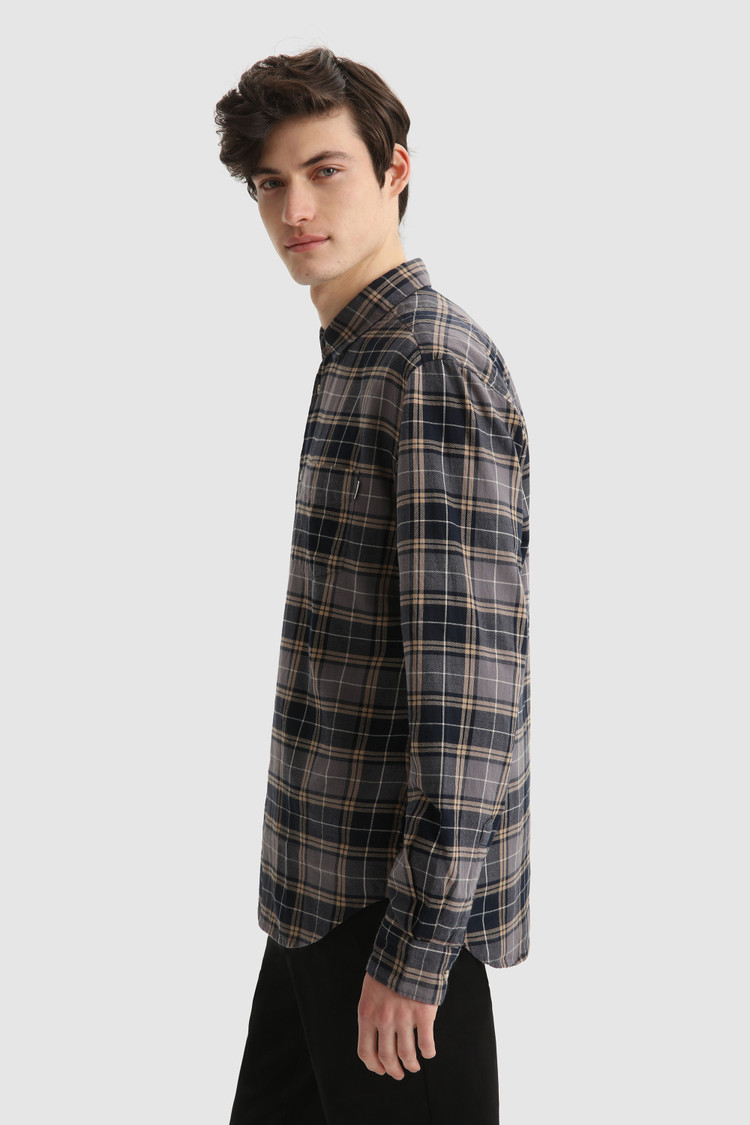 Chemise Traditional en flanelle de coton madras
