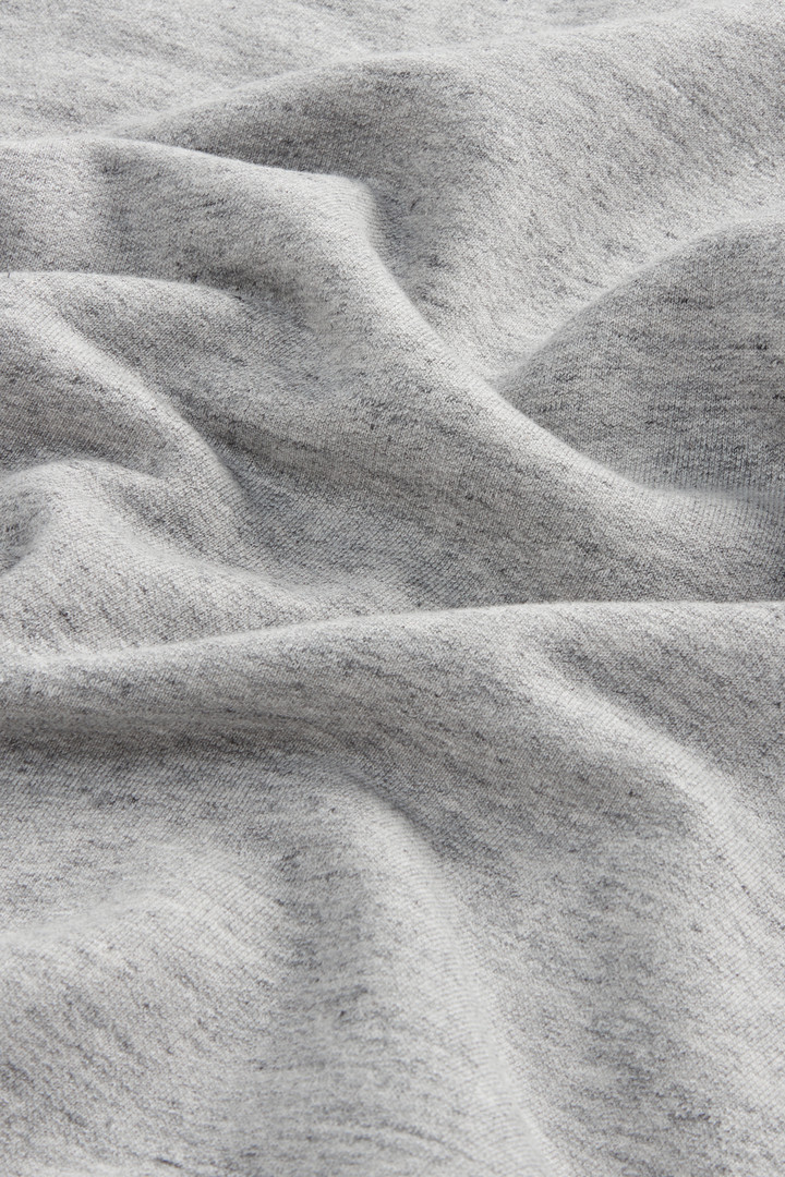 Felpa girocollo in puro cotone mouliné Grigio photo 8 | Woolrich