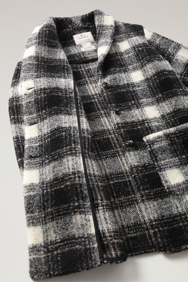 Cappotto Gentry in misto lana con motivo a quadri Nero photo 5 | Woolrich