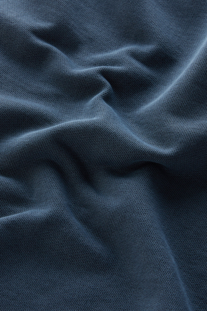 Bermuda de sport en pur coton molletonné avec cordon de serrage Bleu photo 9 | Woolrich