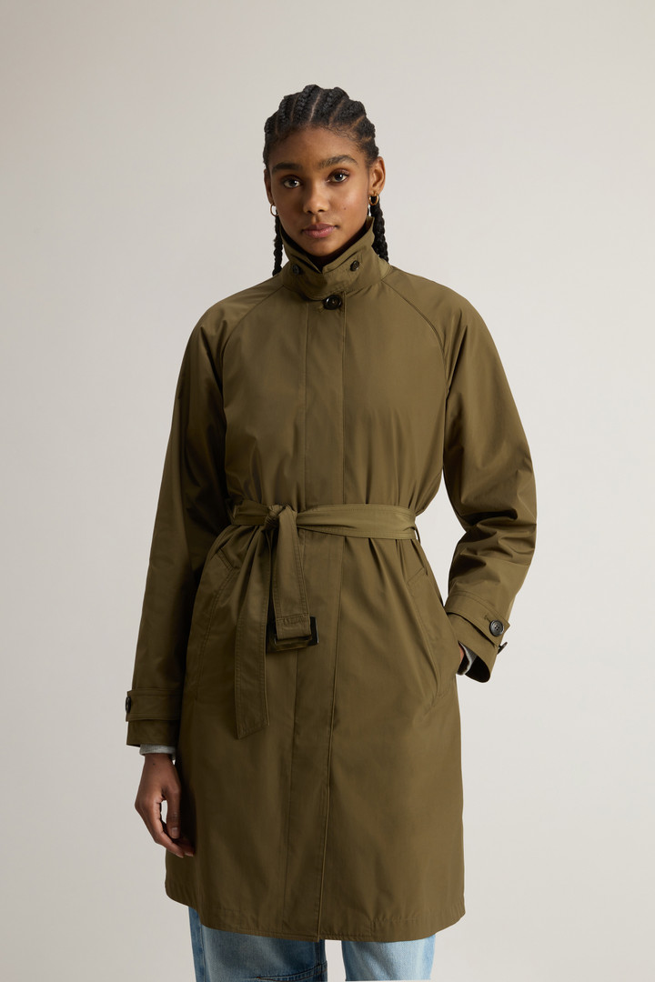 Urban Touch Trench Coat Green photo 1 | Woolrich