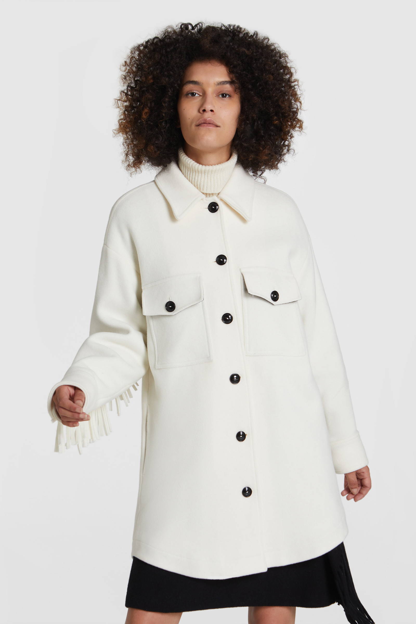 Alaskan Overshirt With Fringes